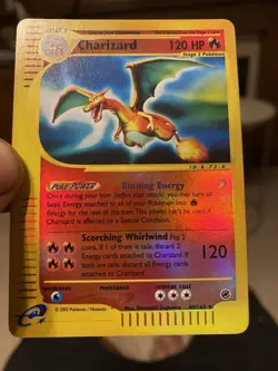 Pokemon Expedition Set REVERSE HOLO Charizard 40/165 - LP - Image 3