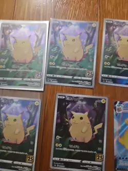 Lot Of 13 Pokemon Pikachu 25th Anniversary Collection Holo (Japanese) - Image 5
