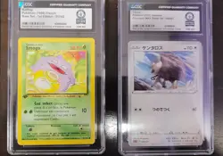 2 Pokemon 1 Of 1 Guinness World Record Holder "Gray Collection" - Image 1