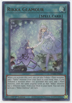 Yu-Gi-Oh! - Rikka Glamour - MAZE-EN062 - Ultra Rare - 1st Ed - NM/M - NEW - Image 1
