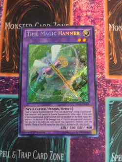 Yu-Gi-Oh! Time Magic Hammer DRL2-EN009 1st Edition Secret Rare NM - Image 1