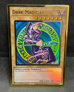 Yu-Gi-Oh! Dark Magician MAGO-EN002 Premium Gold Rare 1st Edition NM - Image 1