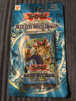 Yugioh Blue Eyes White Dragon Blister Pack FACTORY SEALED YU-GI-OH UNLIMITED - Image 1