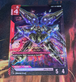 Kshatriya (GD01-044) - Newtype Rising #GD01-044 LR - NM Foil Gundam Card Game - Image 1