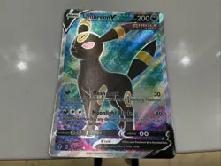 Pokemon TCG Umbreon v Full Art Ultra Rare Holo Card 188/203 Evolving Skies - Image 3