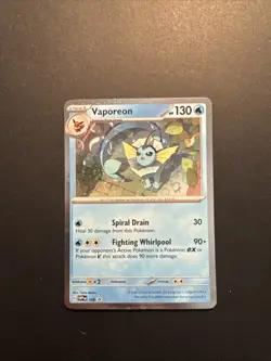 Vaporeon - 168 (Cosmos Holo) 168 Sv: Scarlet & Violet Promo Cards Holo - Image 1