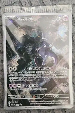 Pokemon TCG Mewtwo 052 Scarlet & Violet Promo Holo Card SEALED - Image 1