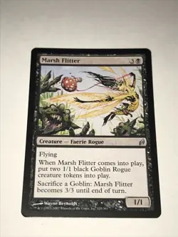 Magic the Gathering Marsh Flitter Card - Image 1