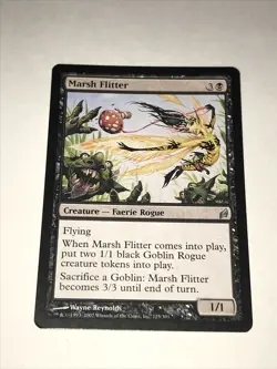 Magic the Gathering Marsh Flitter Card - Image 2