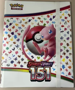 Pokemon Scarlet & Violet 151 - Mew Binder - Binder Only NO CARDS - Image 1