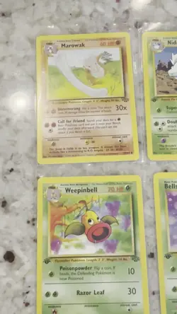 Pokemon TCG Jungle Set Lot 1st Edition Common Uncommon 81 Total Cards - Image 2