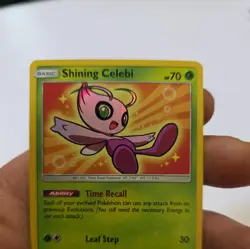 Shining Celebi SM79 Sun Moon Promo Card MINT pokemon card - Image 3