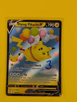 Flying Pikachu V - 6/25 - Ultra Rare Celebrations - Pokemon Card - NM - Image 3