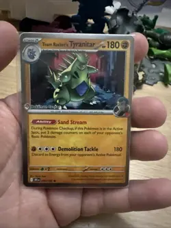 (Sealed) Team Rocket's Tyranitar - Pokemon Center Stamped Promo - Pokemon Card - Image 1