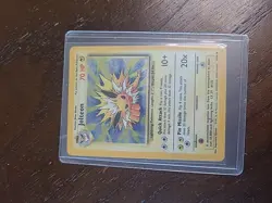 MP - Jolteon Holo Rare 4/64 Jungle Set Pokemon Card WOTC Unlimited 1999 TCG - Image 4