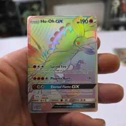 Ho-Oh GX Sun & Moon SM80 Promo Holo Card NM Condition pokemon Card - Image 1