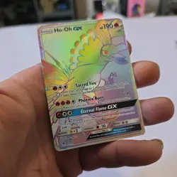 Ho-Oh GX Sun & Moon SM80 Promo Holo Card NM Condition pokemon Card - Image 2