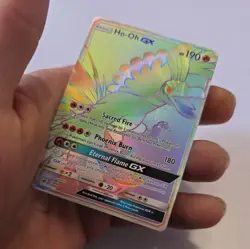 Ho-Oh GX Sun & Moon SM80 Promo Holo Card NM Condition pokemon Card - Image 3