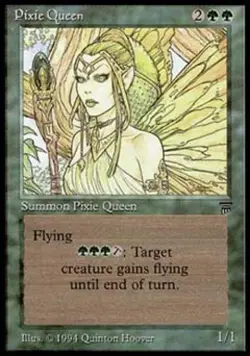 MTG English Pixie Queen NM Normal Legends - Image 1