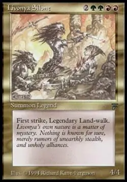 MTG English Livonya Silone Light Play Normal Legends - Image 1