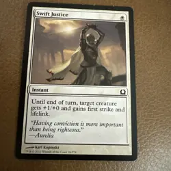 Magic the Gathering. Swift Justice - Image 1