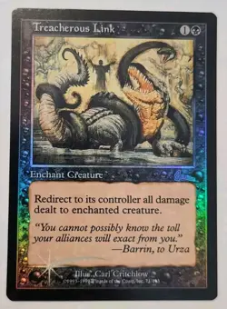 Treacherous Link Urza's Legacy FOIL Magic the Gathering MtG - Image 1