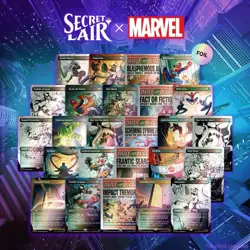 Magic SecretLair x Marvel The Foil Web-Slinger Bundle 5 FOIL PACKS SOLD OUT - Image 1