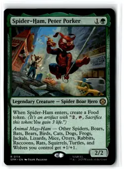 2025 Marvel's Spider-Man Spider-Ham, Peter Porker Expansion/Rare #114 - Image 1