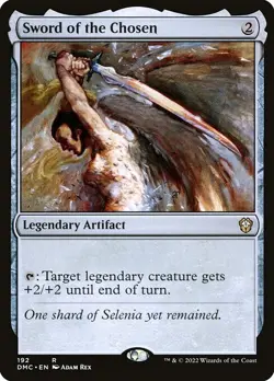 NM Sword of the Chosen, MTG, Dominaria United, Magic the Gathering, 192 - Image 1