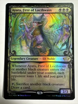 MTG Ayara, First of Locthwain #13 - Multiverse Legends - Rare - Foil - - Image 1