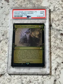 Travel through Caradhras LTC #446 Scrolls FOIL PSA 9 2023 MTG Lord of the Rings - Image 1