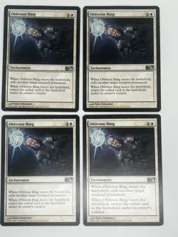 4x Oblivion Ring - MTG - Magic 2013 #27 - Image 1