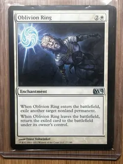 4x Oblivion Ring - MTG - Magic 2013 #27 - Image 2