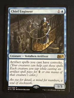 1x Chief Engineer (047) Core Set 2015 M15 MP MTG Magic the Gathering x1 MKE - Image 1