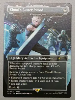 MTG x FINAL FANTASY SECRET LAIR - CLOUD'S BUSTER SWORD #1865 NON-FOIL - Image 1