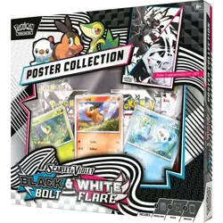Pokemon TCG Black Bolt & White Flare | Unova Poster Collection Case | Sealed ✅ - Image 3