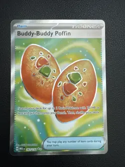 Buddy-Buddy Puffin 167/132 Mega Evolution Full Art Trainer Pokemon TCG Near Mint - Image 1