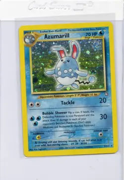Pokemon - Azumarill #002/111 - Neo Genesis - Holo Rare - Lightly played - Image 1