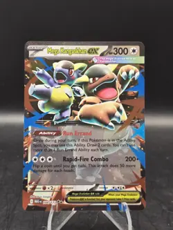 Pokemon TCG Mega Kangaskhan ex 104/132 Mega Evolution Double Rare Holo NM - Image 1