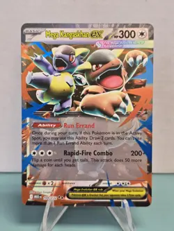 Pokemon TCG Mega Kangaskhan ex 104/132 Mega Evolution Double Rare Holo NM - Image 5