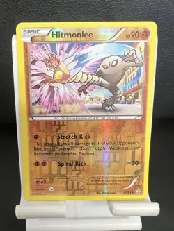 Pokemon TCG - 2016 - Hitmonlee 47/83 - Generations - Reverse Holo Rare Near Mint - Image 1