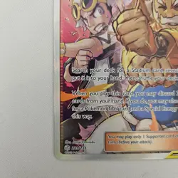 Guzma & Hala 229/236 Cosmic Eclipse Full Art Trainer Tag Team Pokemon Holo NM - Image 5