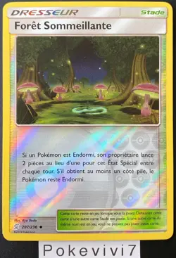 Carte Pokemon FORET SOMMEILLANTE 207/236 REVERSE Soleil et Lune 11 SL11 FR NEUF - Image 1