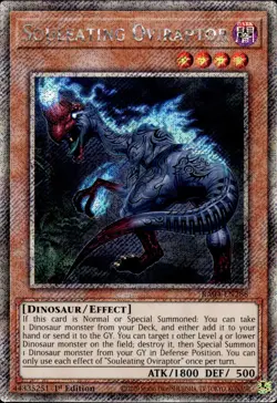 Souleating Oviraptor - Platinum Secret Rare 1st Edition RA04-EN288 - NM - YuGiOh - Image 1
