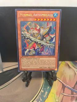 Yu-Gi-Oh Mermail Abyssmegalo ABYR-EN020 Secret Rare 1st Edition NM- - Image 1