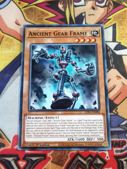 Ancient Gear Frame lds1-en086 1st Edition (NM+) Common Yu-Gi-Oh! - Image 1