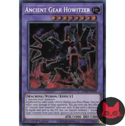Yugioh Ancient Gear Howitzer RA03-EN035 Secret Rare 1st Edition NM - Image 1