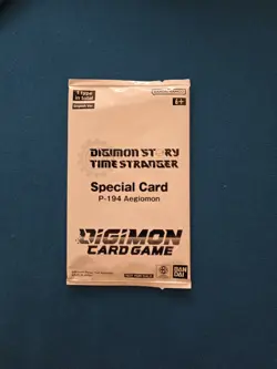 Digimon Story Time Stranger Special Card P-194 Aegiomon - Image 1