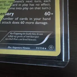 POKEMON TCG CARD Shiftry 11/114 XY Steam Siege 2016 Rare Holo Foil - Image 2