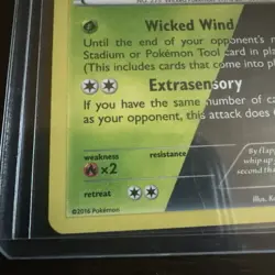 POKEMON TCG CARD Shiftry 11/114 XY Steam Siege 2016 Rare Holo Foil - Image 3